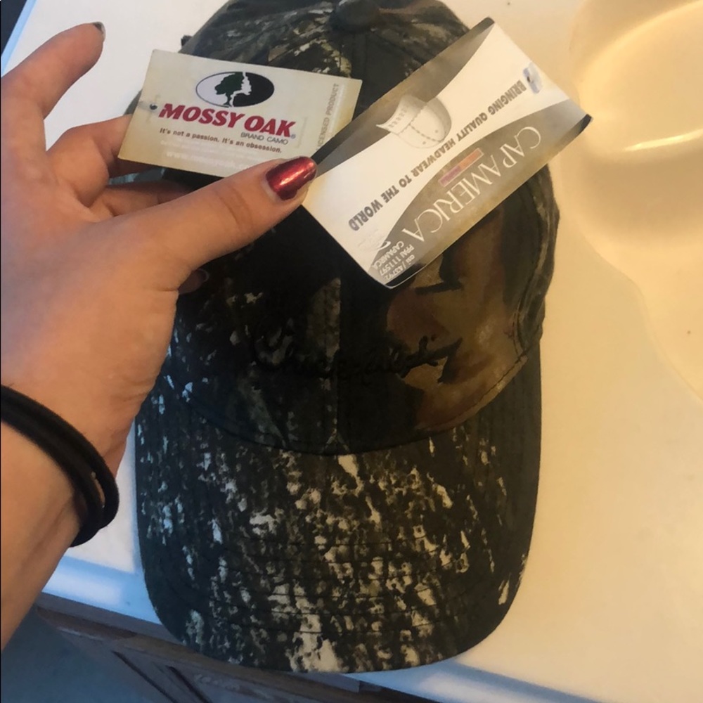 Camo Chick-fil-A hat